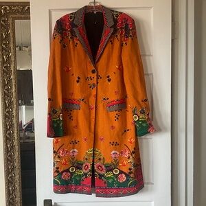 Beautiful floral lightweight coat